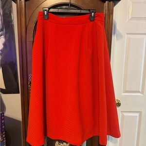 Elegant Red Women's Skirt